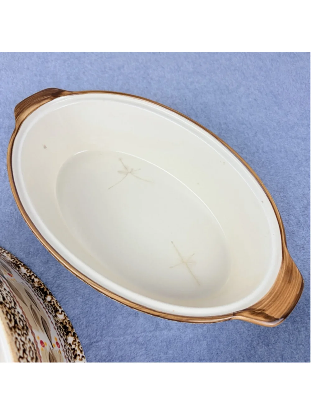 Temp-tations by Tara Old World 4 Pc Bakeware Set 3.5QT 2QT Baker Lid Square Dish